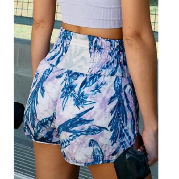 Free People The Way Home Short Tropical White Blue Sz S - Picture 16 of 16